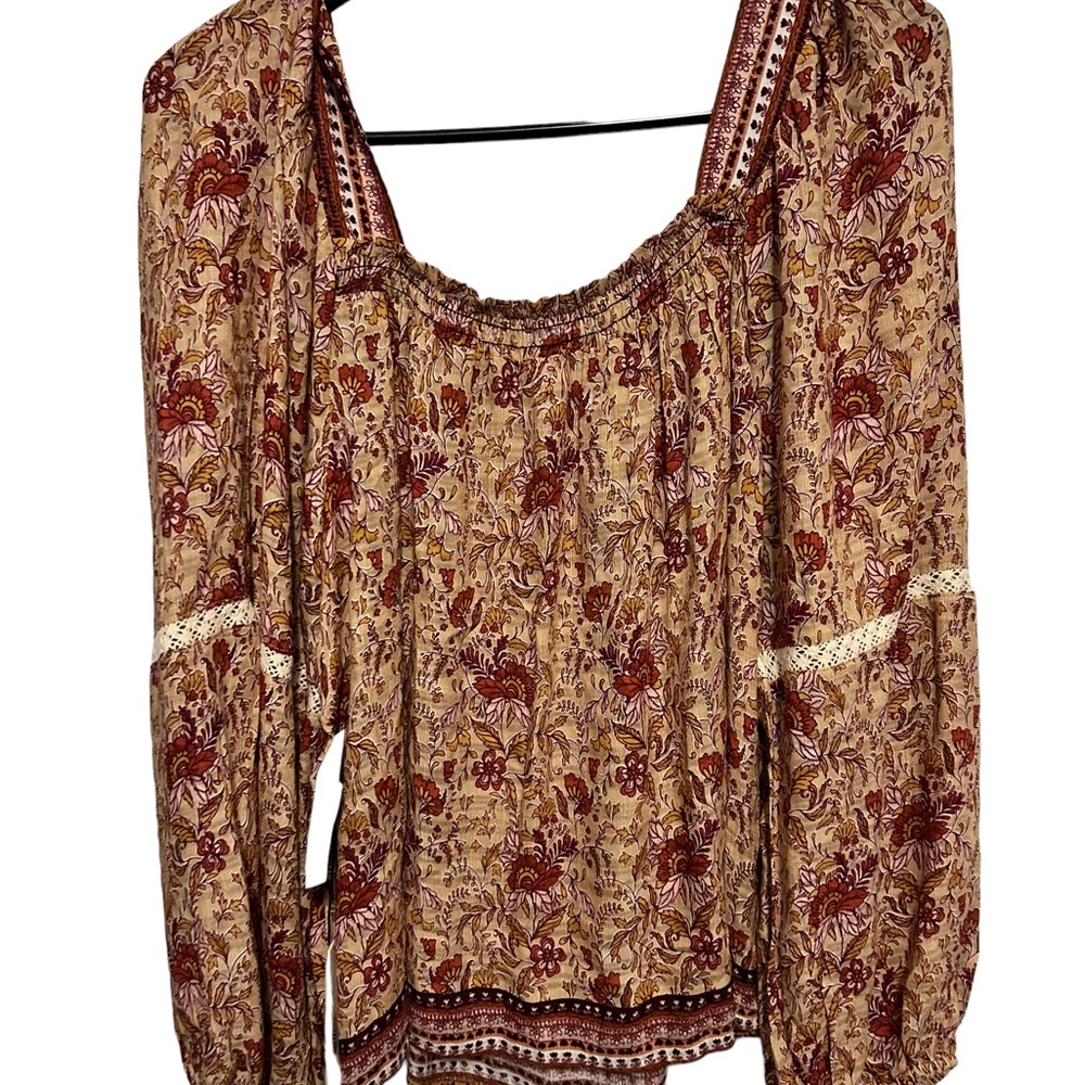 June And Hudson Multicolored Print Blouse Size 1 - image 3